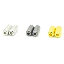2 Peaces of Quick Released Button Tie Free Buckle Metal Lock for Elastic Shoelace