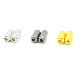 2 Peaces of Quick Released Button Tie Free Buckle Metal Lock for Elastic Shoelace