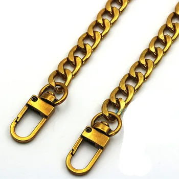 

MM FOND Iron Super Vintage women handbag chain strap super chic with 100cm/120cm length flat metal bag chain bag belt decoration