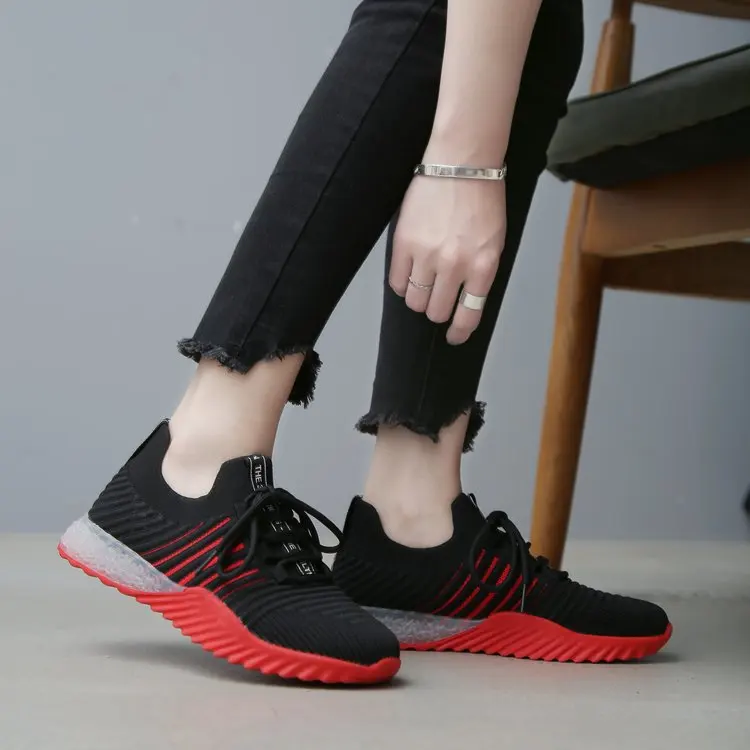 Spring Fashion Casual Shoes Spring Dropshipping Student Shoes Tide Sneakers Women Flat Shoes 6 Colors Large Size