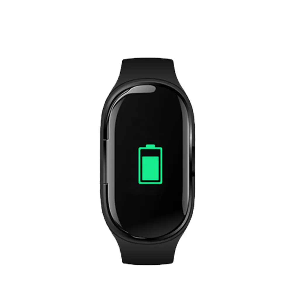 2 в 1 двойная Bluetooth гарнитура цветной экран браслет Многофункциональные умные часы двойная беспроводная гарнитура комбо умные часы