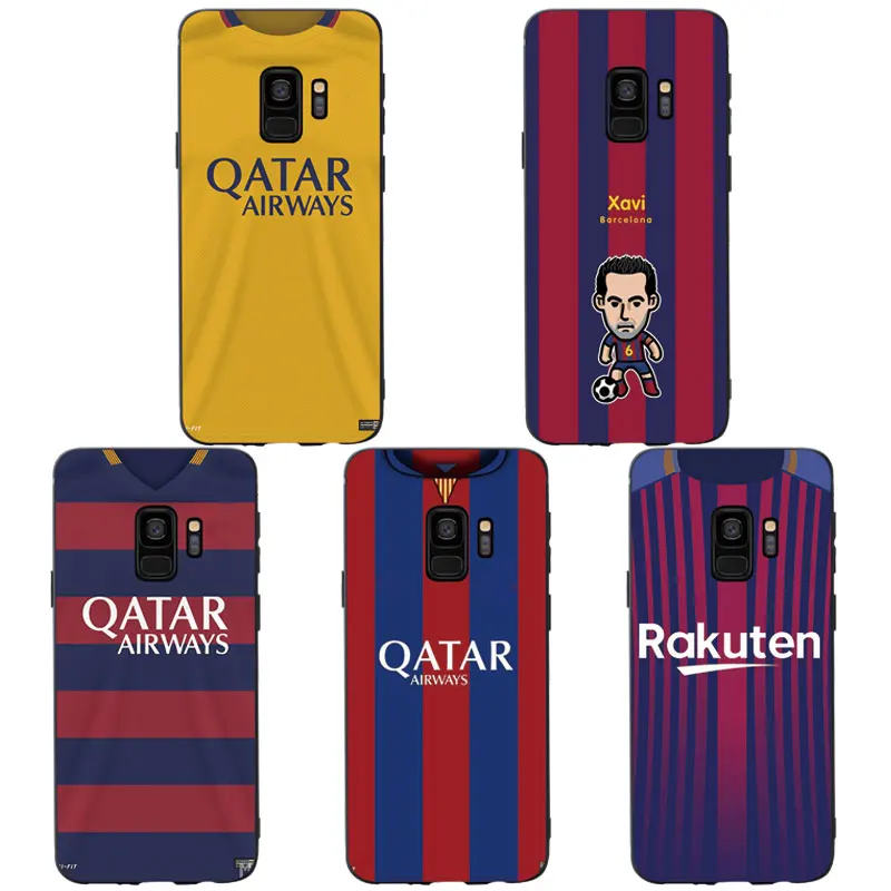 

MA Barcelona Jersey Style Phone Case Cover For Samsung Galaxy S6 S7 edge S8 plus S9 plus S10 plus lite Soft Case
