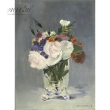 Michelangelo деревянный пазл 500 1000 1500 2000 штук Edouard Manet цветы в хрустальной вазе Живопись Художественная развивающая игрушка