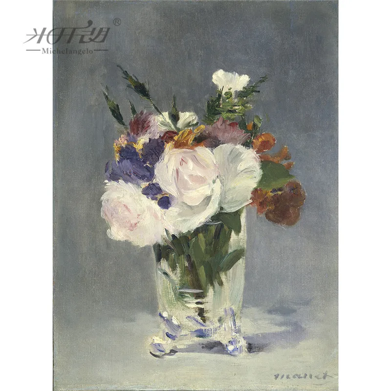 Michelangelo деревянный пазл 500 1000 1500 2000 штук Edouard Manet цветы в хрустальной вазе Живопись