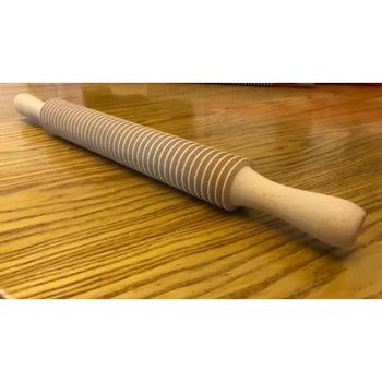 

Rolling pin for felting wool