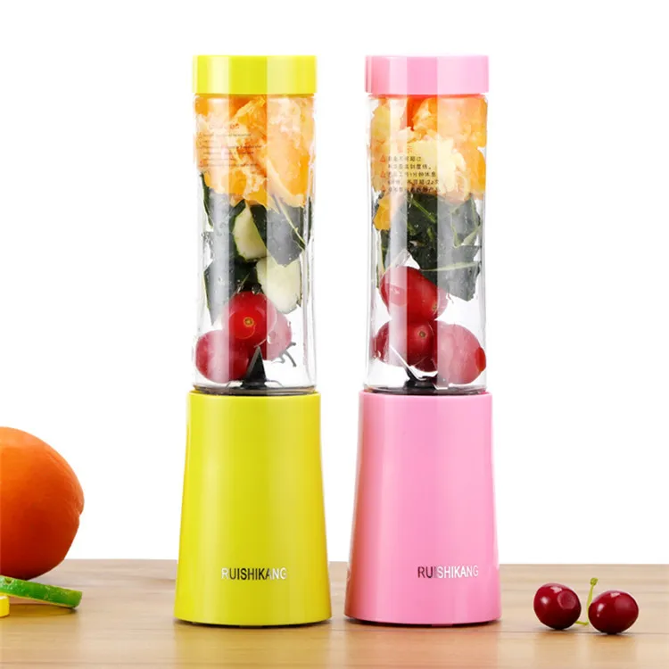 

Rui shi kang Pressurizing-down Style Switch Portable Juice Extractor Household Mini Juicing Maker Electric Fruit Small Juicer Cu