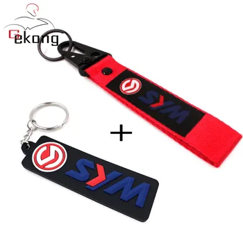 

For SYM 150 125 gts CRUISYM 180 300 300i MAXSYM 400 600 JOYMAX Z300 Motorcycle Embroidered Keychain Key Ring Key chain keyring
