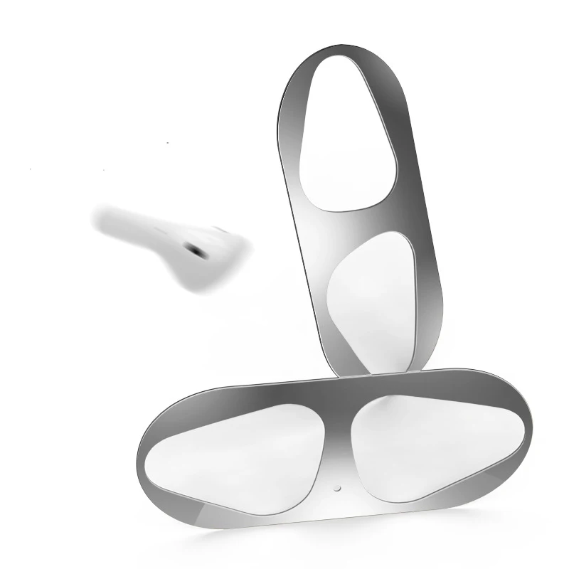 Новинка для Airpods 2 Box пылезащитная наклейка из фольги металлический смешанный