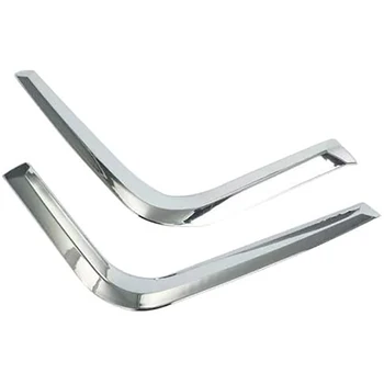 

for Subaru Crosstrek XV 2018 2019 ABS Chrome Car Front Fog Light Eyelid Strips Fog Lamp Eyebrow Cover Trim Accessories