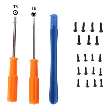 

Game Tools Kit With Screws For Xbox One X S Slim/ Elite Gamepad Controller Torx T8H T6 Screwdriver Tear Down Repair Tool
