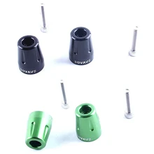 Для Kawasaki Z250 2013- Z300- Z800 2013- Z1000 2010- заглушки для руля грипса на руль слайдер Вилки