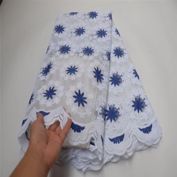 

African Lace Fabric 2019 High Quality French Mesh Lace Fabric Stones Nigerian Lace Fabrics For Women Wedding Pafty Dress