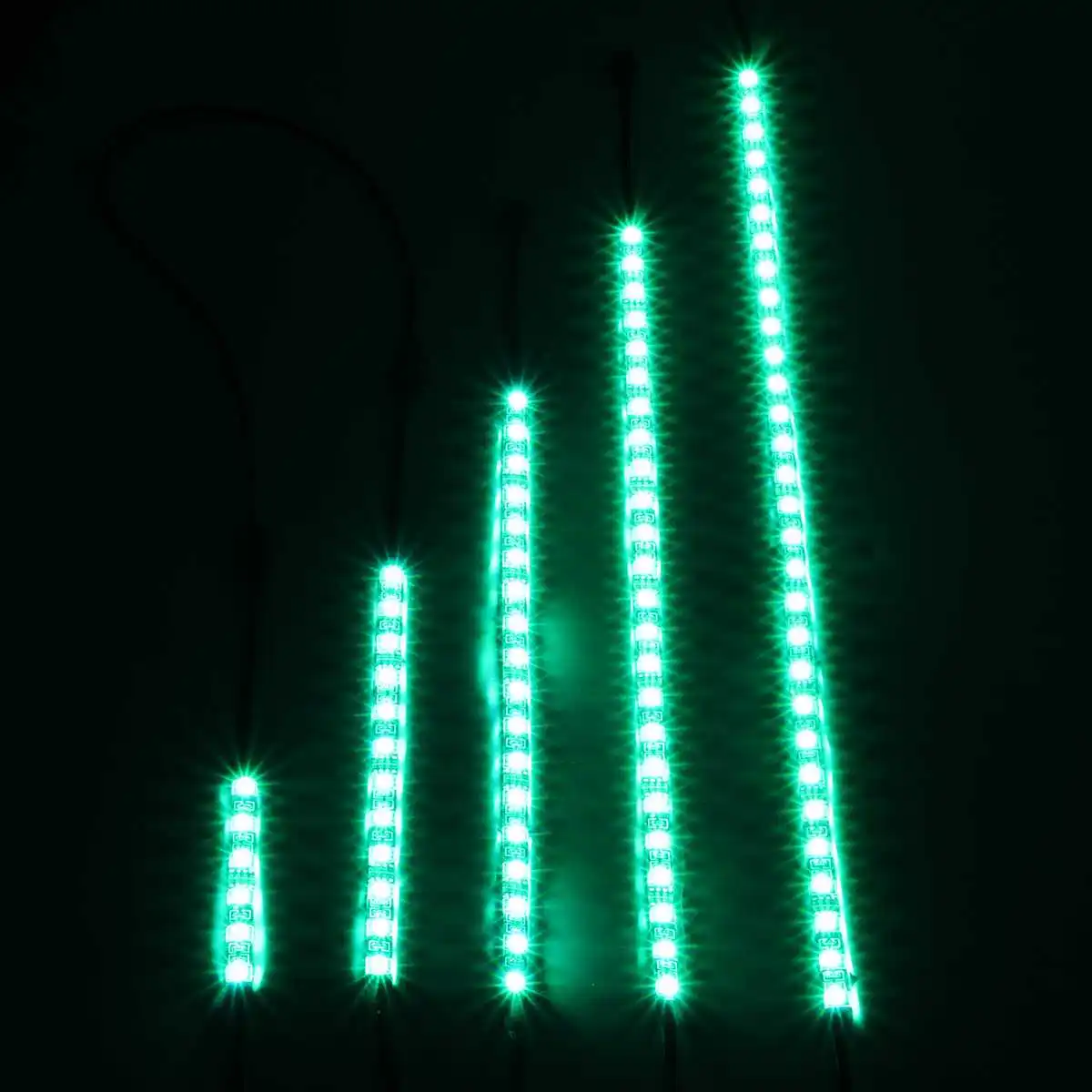 18/12/8/4 шт. RGB светодиодный автомобиль мотоцикл рамка свечение светильник s гибкие неоновые полосы комплект 5050SMD лента для мотоцикла декоративный светильник