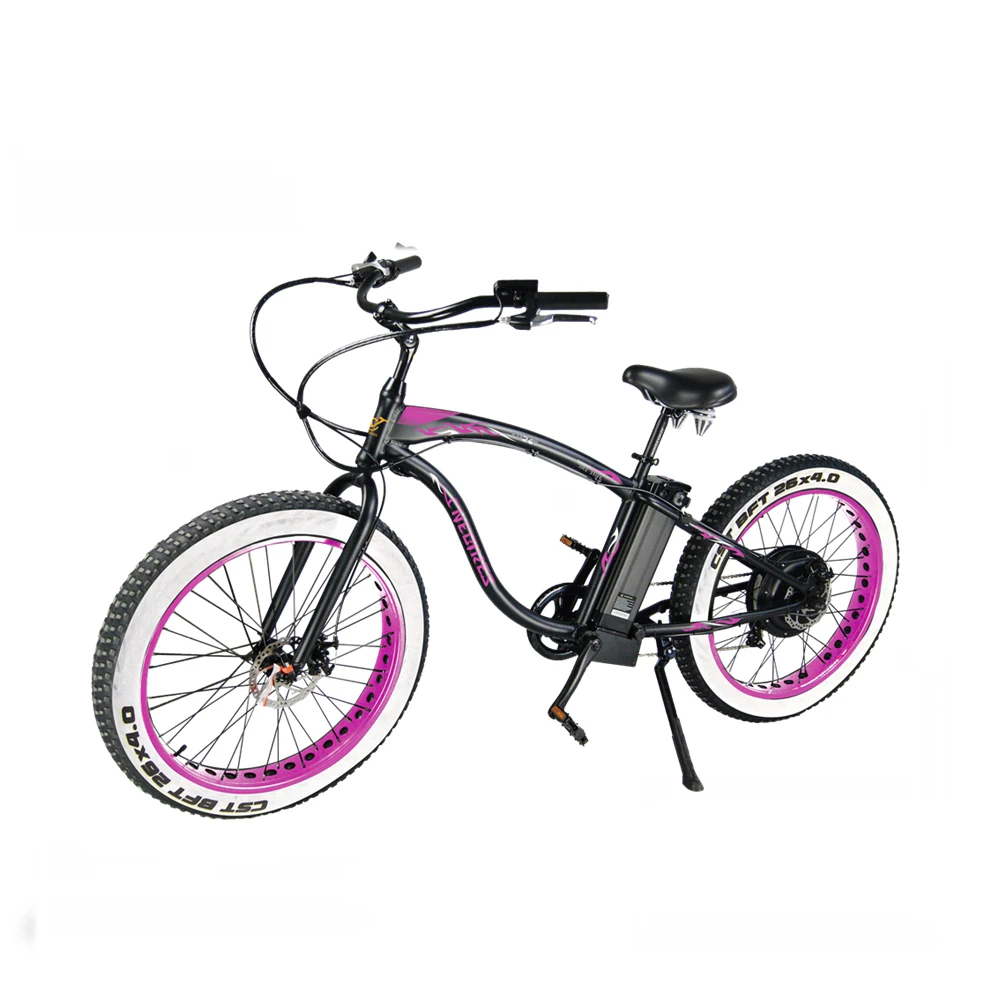 Fr26c Лидер продаж 500w 48v 26 дюймов горный велосипед давление в шинах жира Электрический велосипед, способный преодолевать Броды для человек