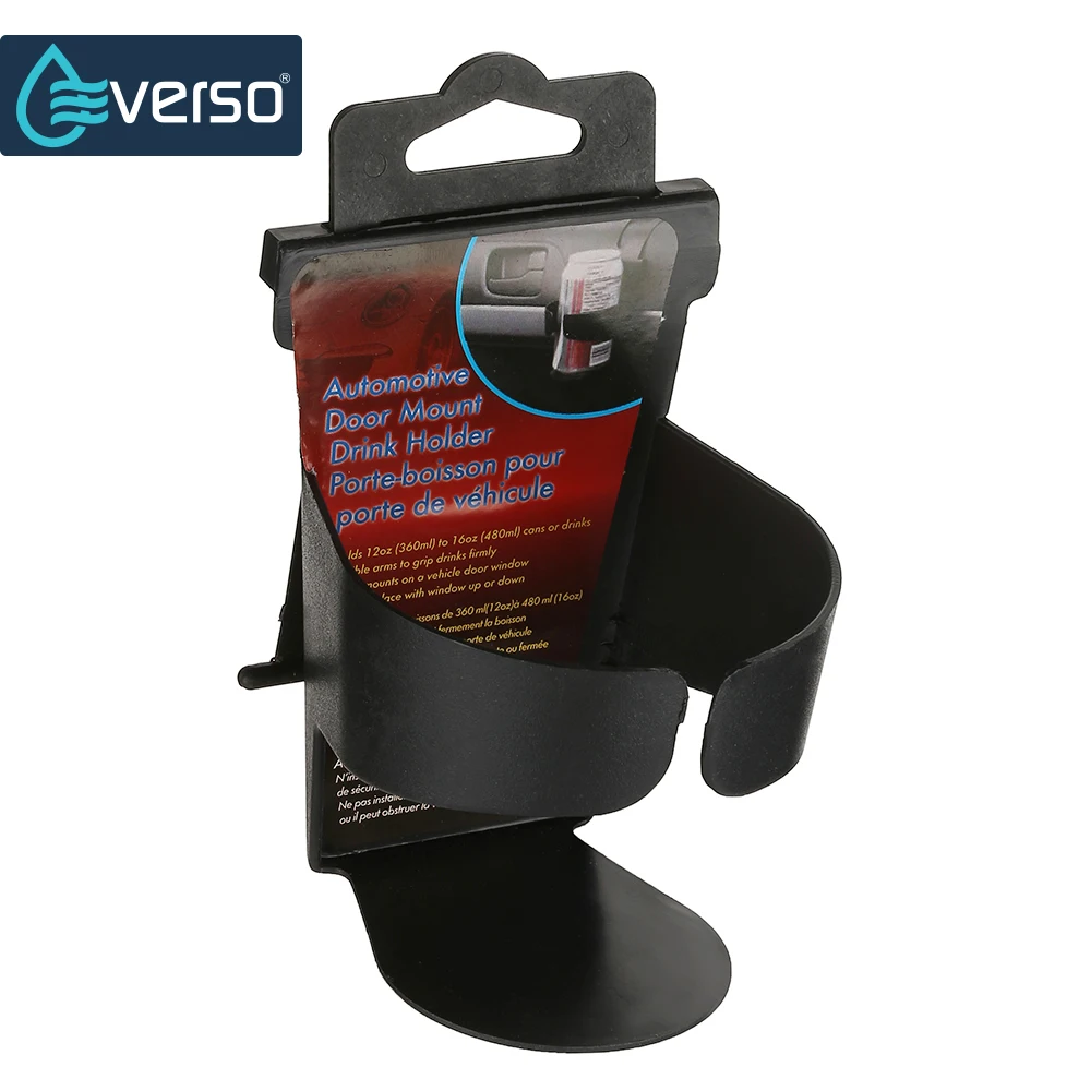 

EVERSO 2 Pcs New Car Cup Holder Universal Car Truck Drink Water Cup Bottle Can Holder Door Mount Stand Drink Holders Stand Boxes