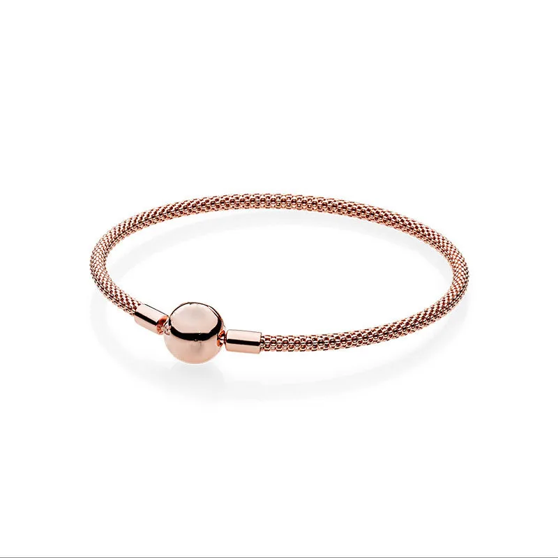 MOMENTS серебряный браслет с сеткой для Pandora 925 пробы серебряные ювелирные изделия браслеты для женщин ювелирные изделия браслет& браслет