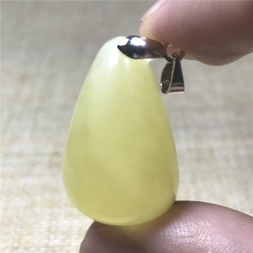 Natural Yellow Amber Pendant (2)