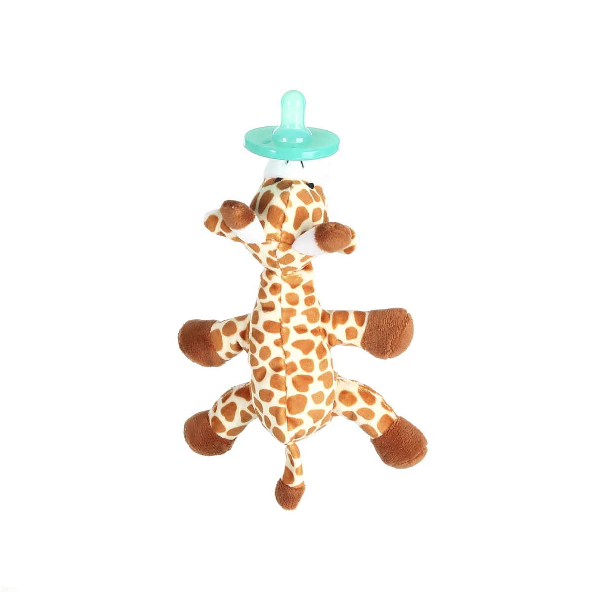 

Toddler Infant Baby Soothie Boy Girl Kids Silicone Pacifiers Cuddly Plush Animal