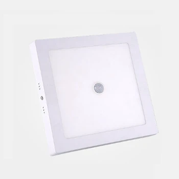 

Ceiling Lamp PIR Human Body Motion Sensor Induction Downlight 6W/12W/18W/24W Square LED Ceiling Panel Light AC220V