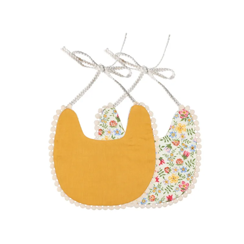 Детский Милый хлопковый слюнявчик, слюнявчик для прорезывания зубов ...