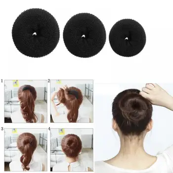 

1PC Novelty Styling Doughnut Bun Ring Shaper Women Kids Girls Hair Styling Tool Hairstyle Hair Bun Fashion