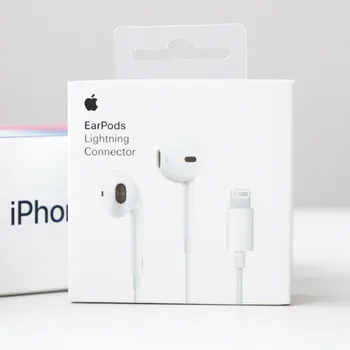

Original Apple Earpods Lightning Connector Sport Earbuds Deep Richer Bass Headset For iPhone 7 8 Plus X Xs Max XR 11 Headphone