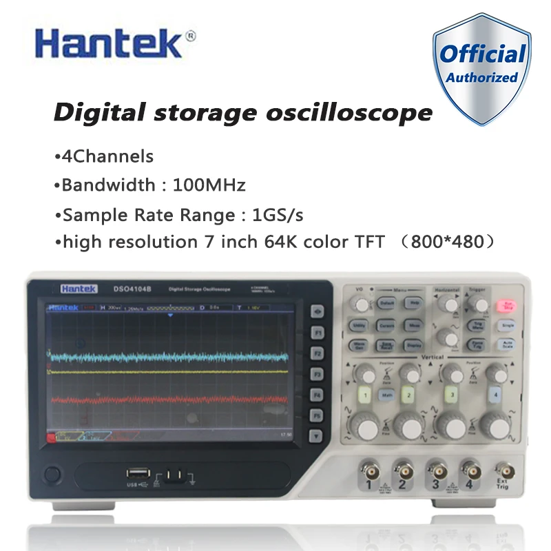 先着特典付 Hantek デジタルストレージオシロスコープ 診断ツール Usb 100mhz 4チャネル 7インチ 64k Tft Lcd 良品質 Mural Rafainpalace Com Br