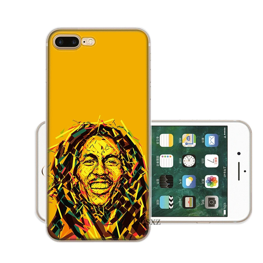 Чехол для мобильного телефона iPhone Apple XR X XS Max 6 6s 7 8 P Lus 5 5S SE Shell Bob Marleys раста Лев регги Diy Защита - Цвет: H11