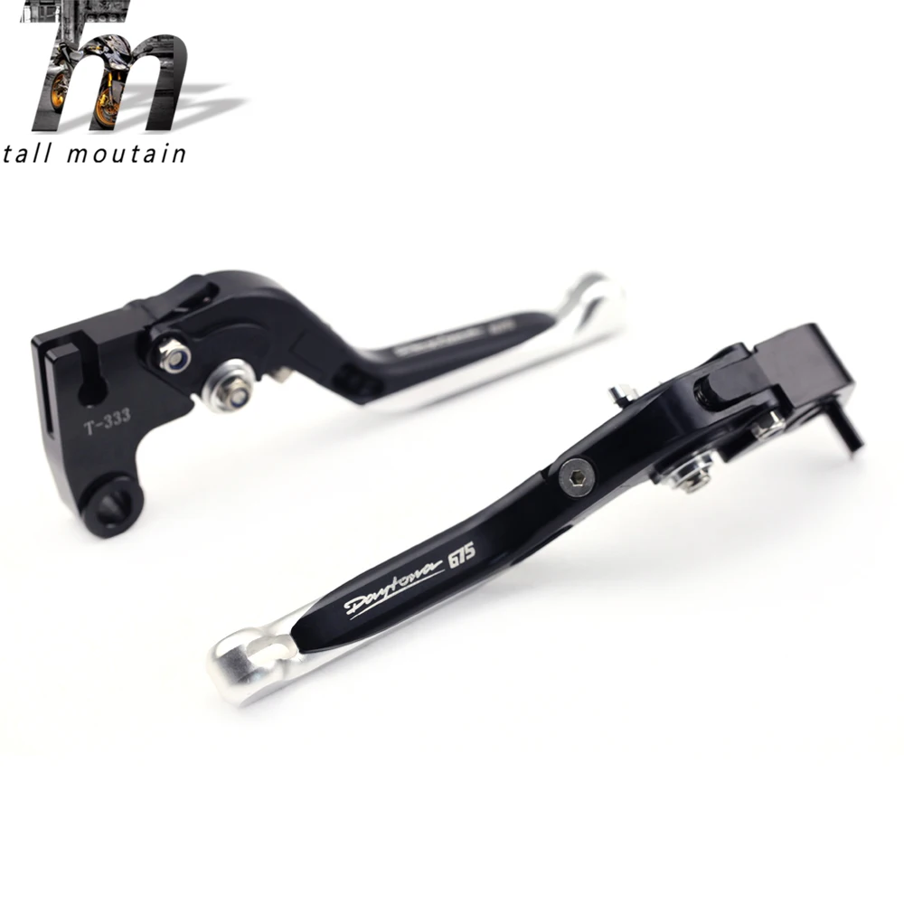 Тормозной рычаг сцепления для Triumph DAYTONA 675 2006- аксессуары для мотоциклов Регулируемый складной выдвижной логотип
