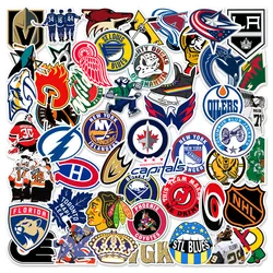 10/30/50pcs Compétition Sportive De Hockey Sur Glace Graffiti Autocollant Logo de L'équipe Autocollants De Dessin Animé Portable Bricolage Voiture Vélo Autocollant Décor Autocollant 