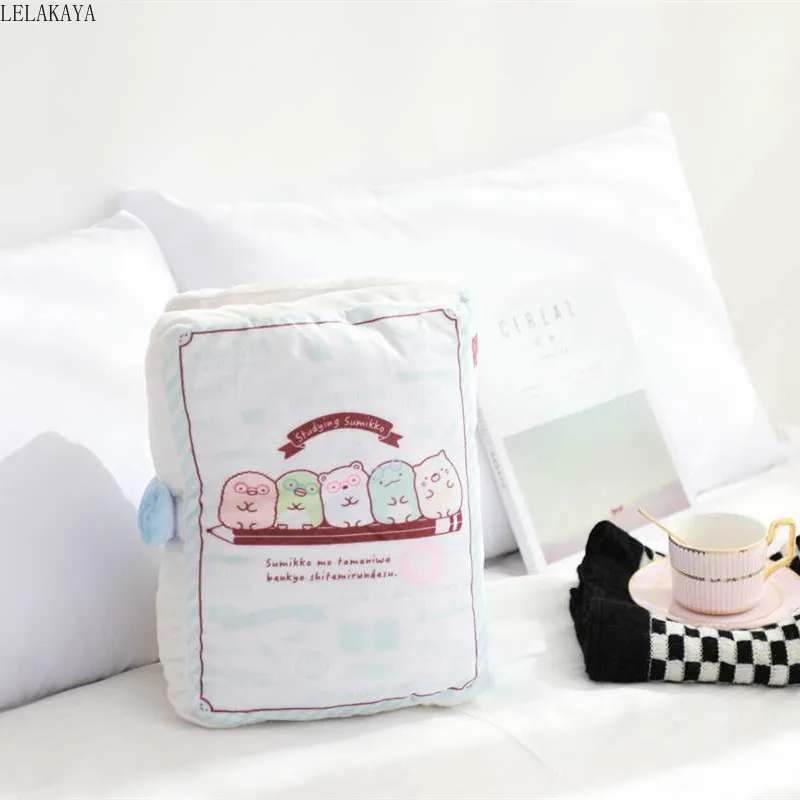 Мультяшная аниме Sumikkogurashi креативная плюшевая подушка с принтом животных мягкая