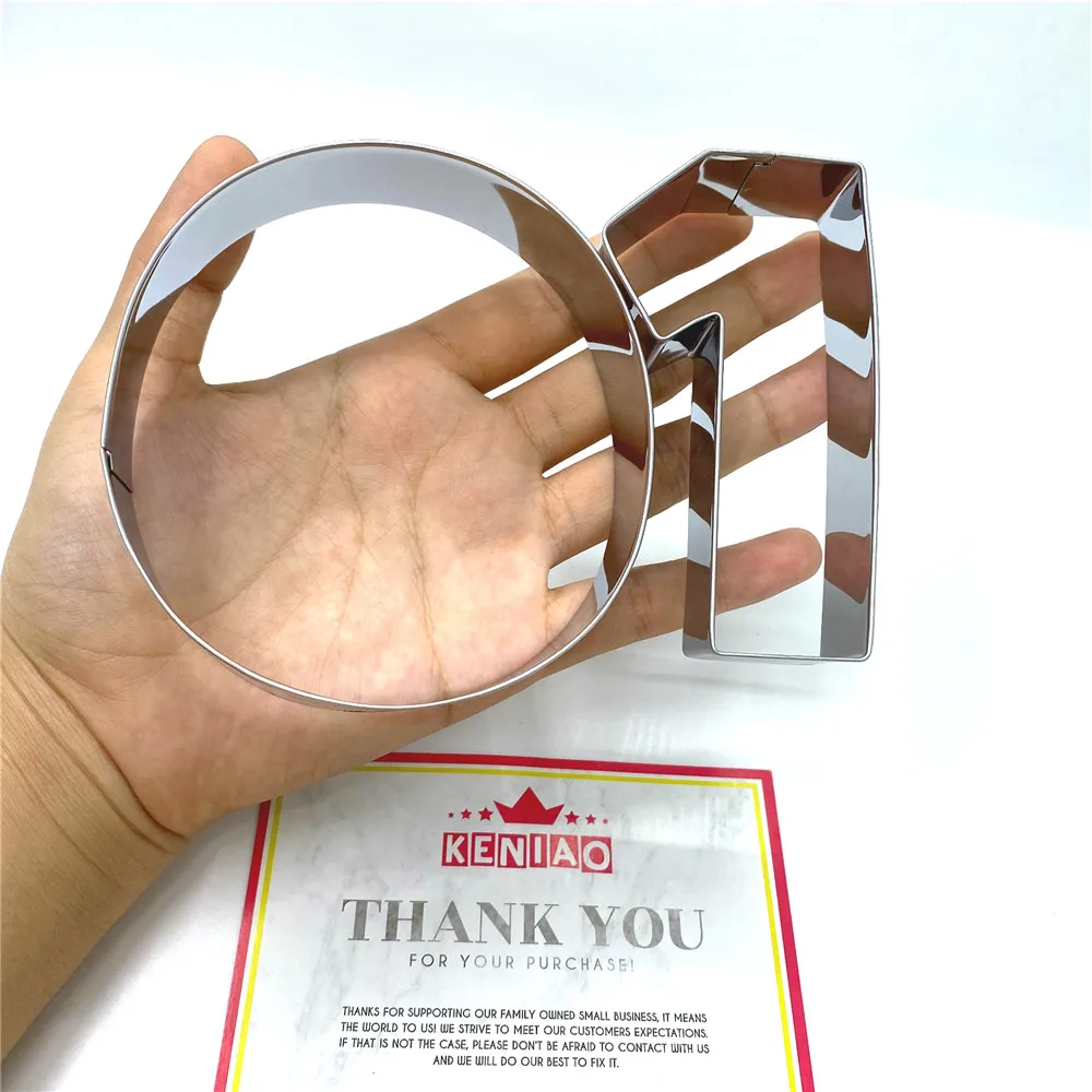 Cookie Cutter Cookie Mould Fondant Cutter Numbers Cookie Cutter Stainless Steel