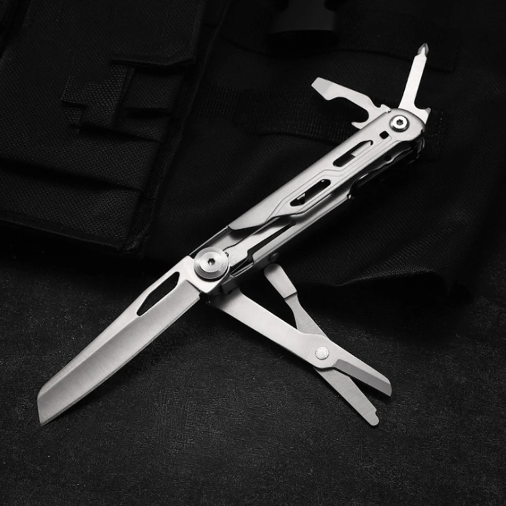 440 Pocket Folding Knife Multifunctional Hand Tools EDC Utility Scissors Bottle Opener Screwdriver Broken Window Cone | Инструменты