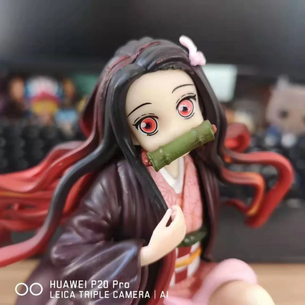 17 см Kamado Tanjirou Demon Slayer Kimetsu no Yaiba Kamado Nezuko, фигурки, игрушки, кукла, рождественский подарок, без коробки