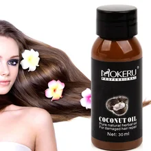 30 мл натуральное кокосовое масло, средство для предотвращения выпадения волос, уход за волосами для женщин, для роста волос, поврежденное восстанавливающее масло, лечение волос для женщин