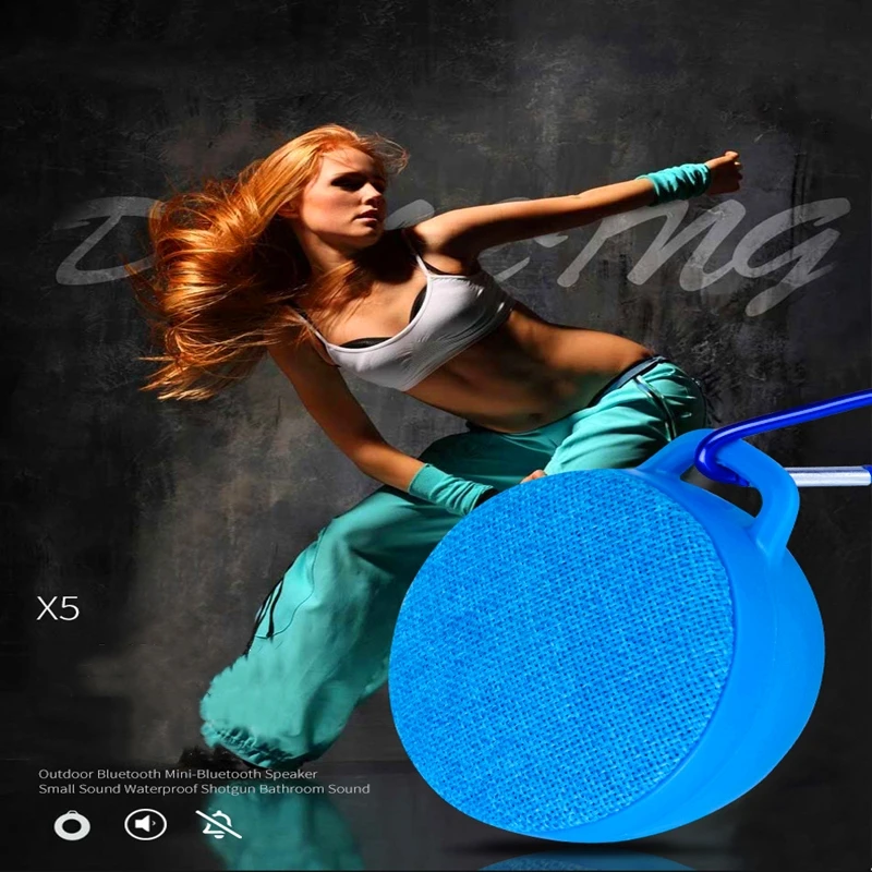 Portable Bluetooth Speaker X5 Outdoor Waterproof /AUX Audio /3D Surround/mountaineering / TWS Small Bass Box | Электроника