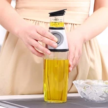 Горячая XD-кухонная Стеклянная соусница для оливкового масла, уксуса, диспенсер для бутылок, инструменты для приготовления пищи