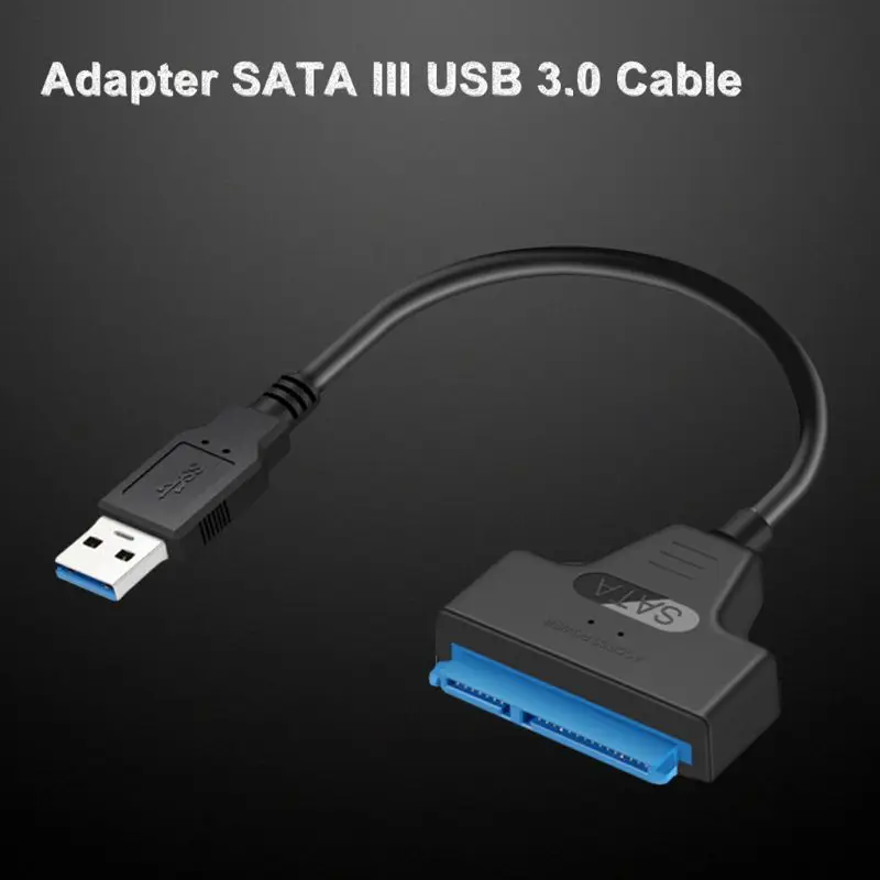 

Portable USB 3.0/2.0/Type C to 2.5 Inch With LED Light SATA Hard Drive Converter Adapter Cable for 2.5'' HDD/SSD