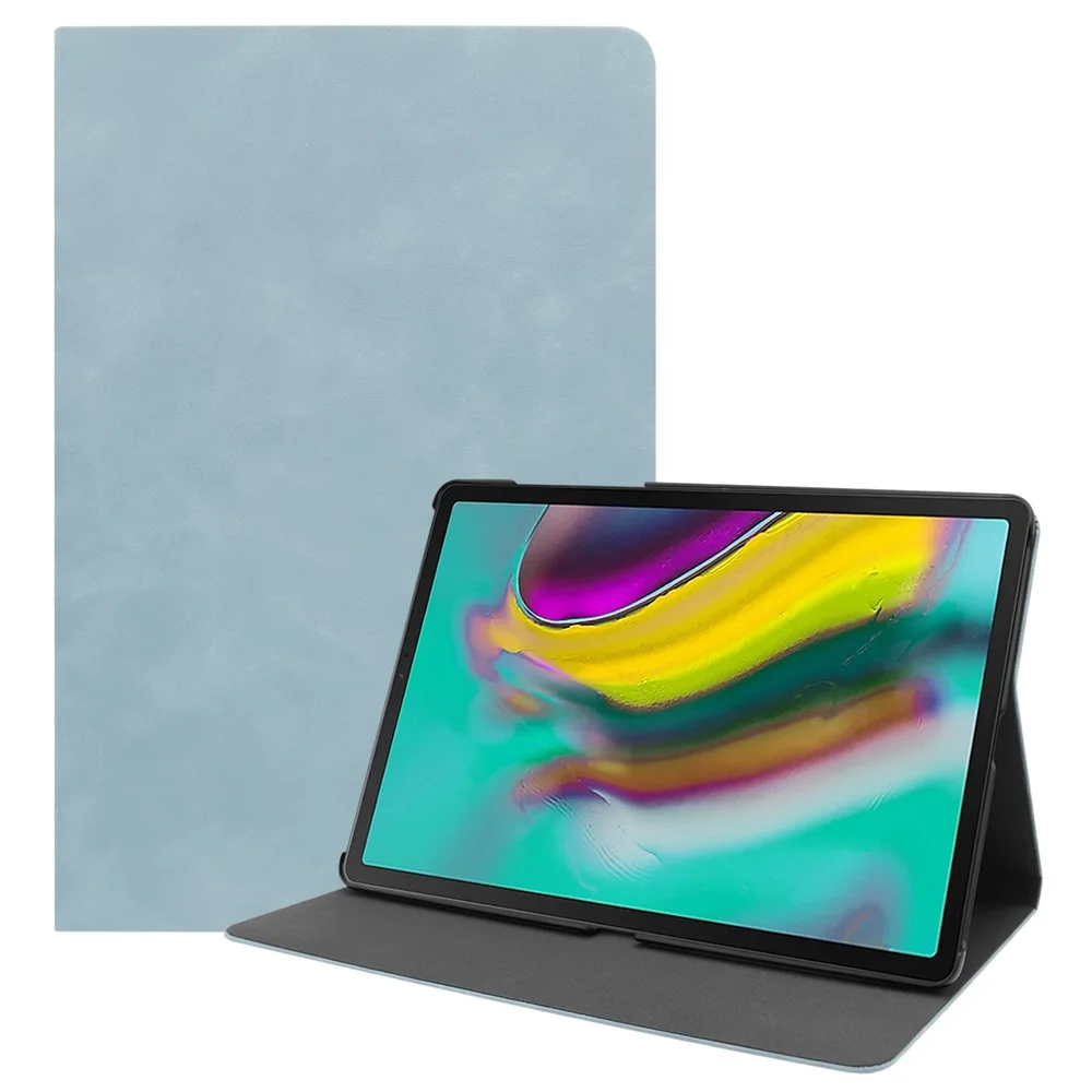 Sky Blue Винтаж из искусственной кожи чехол для samsung Galaxy Tab S5e 10,5 SM-T720 SM-T725 T720 T725 чехол для samsung Tab S5e Ретро откидная крышка из искусственной кожи - Цвет: Sky Blue