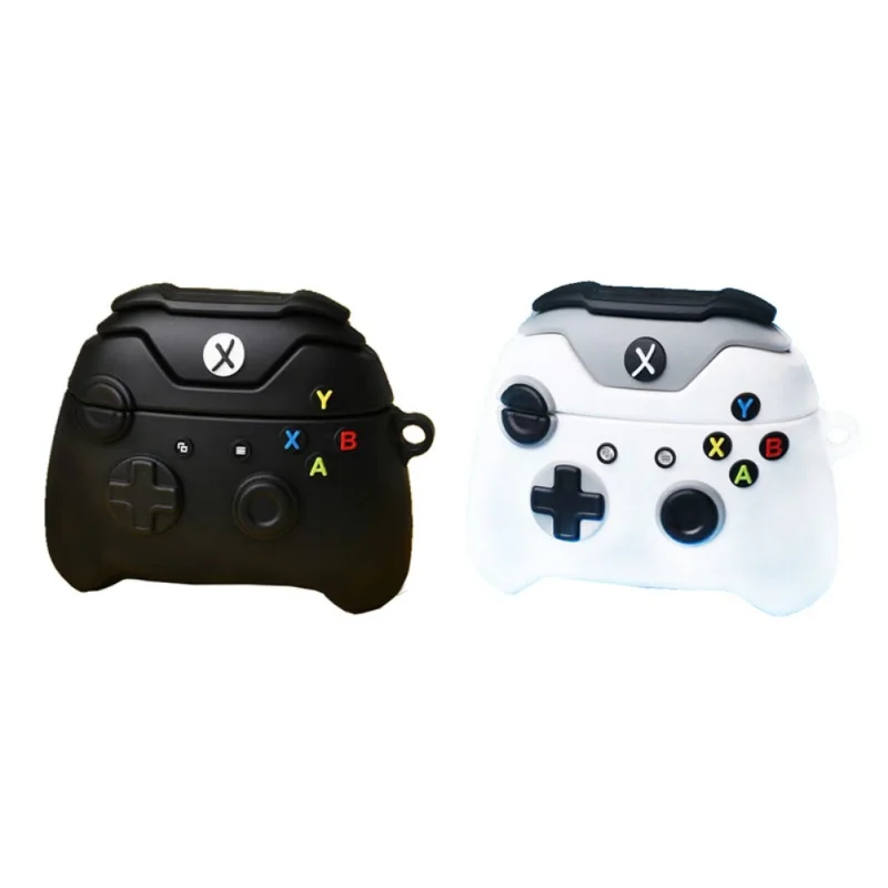 Защитный чехол для AirPods Pro 3D Gamepad форма портативная Защитная силиконовая крышка протектор для наушников с карабином