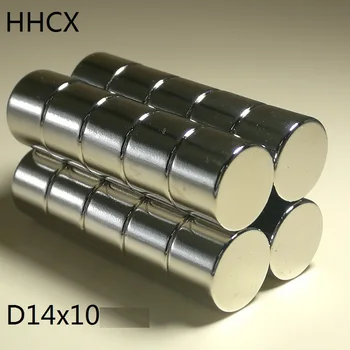 

50pcs/lot Disk magnet 14x10 N35 Magnet 14*10 Magnets for speaker