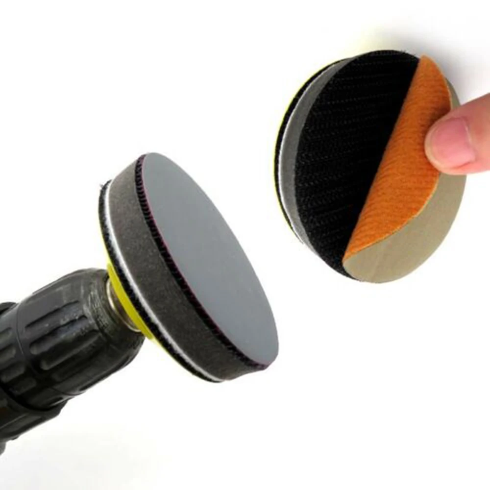 50Pcs 3 Inch Sanding Disc 75mm Wet & Dry Flocking Round Sandpaper 400-10000 Grit Hook Loop Sandpape