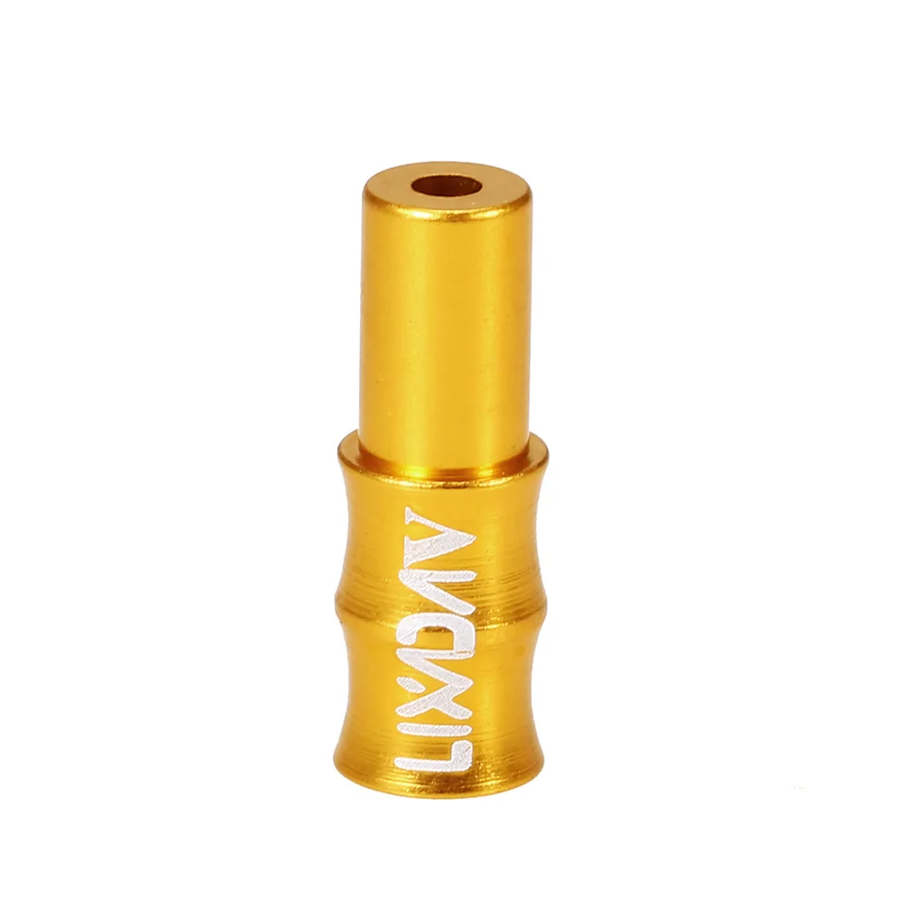 5mm gold Lixada 10 шт. алюминиевый сплав MTB велосипед тормозной кабель Наконечники Обжимные велосипеды переключатель торцевые колпачки сердцевина, Внутренний провод наконечники - Цвет: 5mm gold