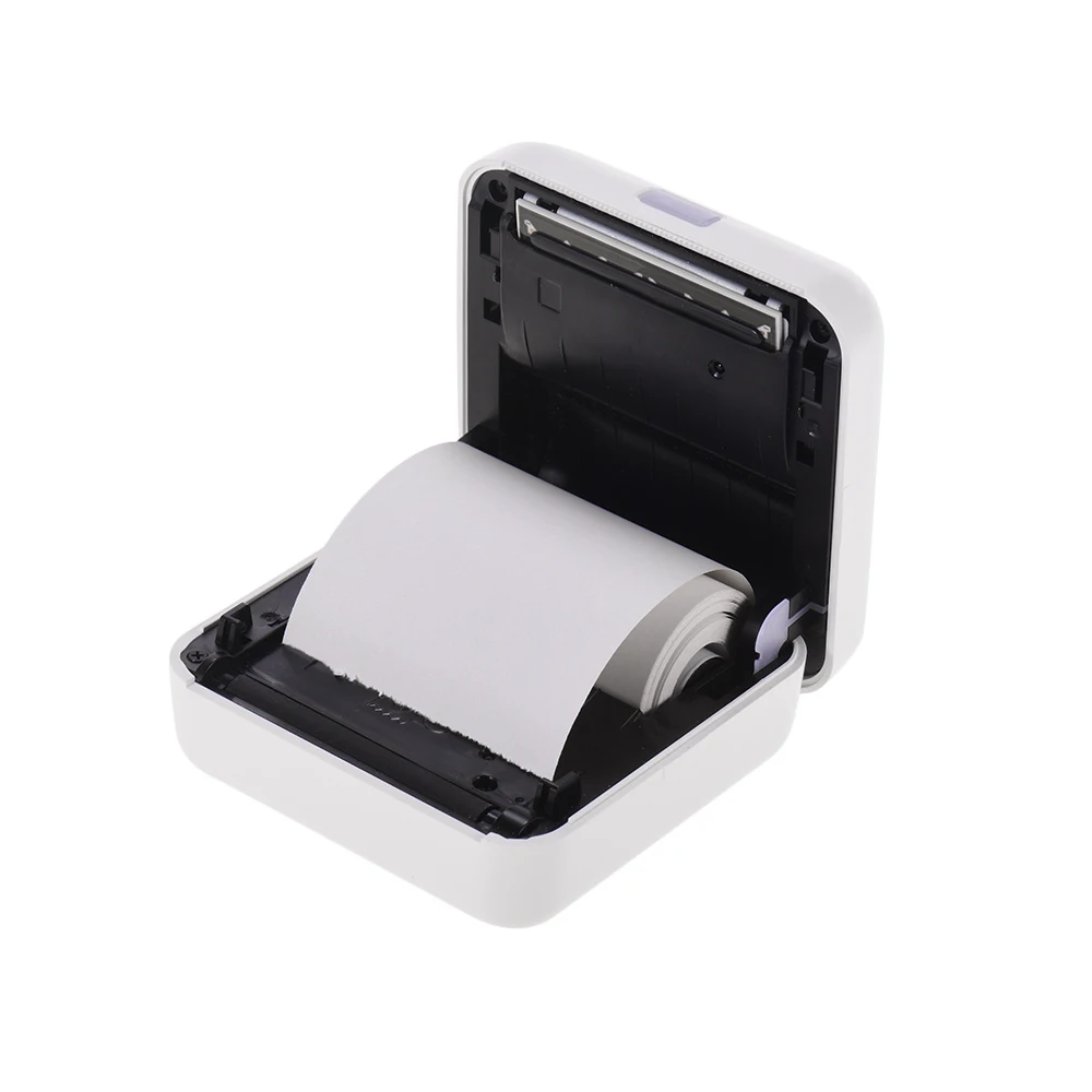 Портативный принтер карманный мобильный тепловой Bluetooth 58 мм мини беспроводной POS Термальный фотопринтер для телефона Android iOS