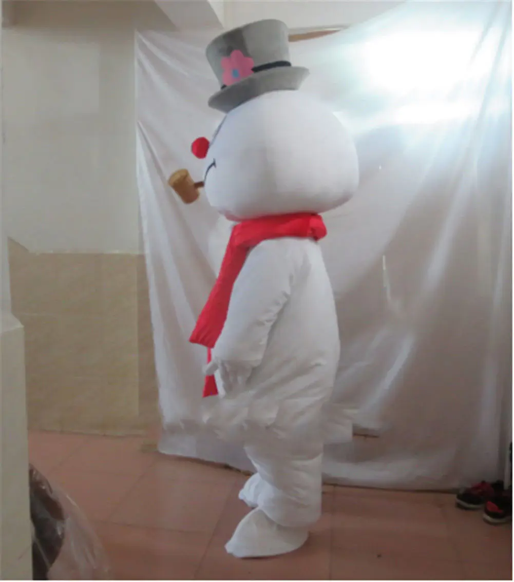 UNISEX Christmas The Snowman Mascot Costume Parade Character Fancy Cosplay Dress