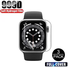 

Full Coverage Screen Protector for Apple Watch 7 SE 6 5 4 3 45mm 41mm 44mm 40mm 42mm Film Foil for iWatch 7 SE 6 5 4 (Not Glass)