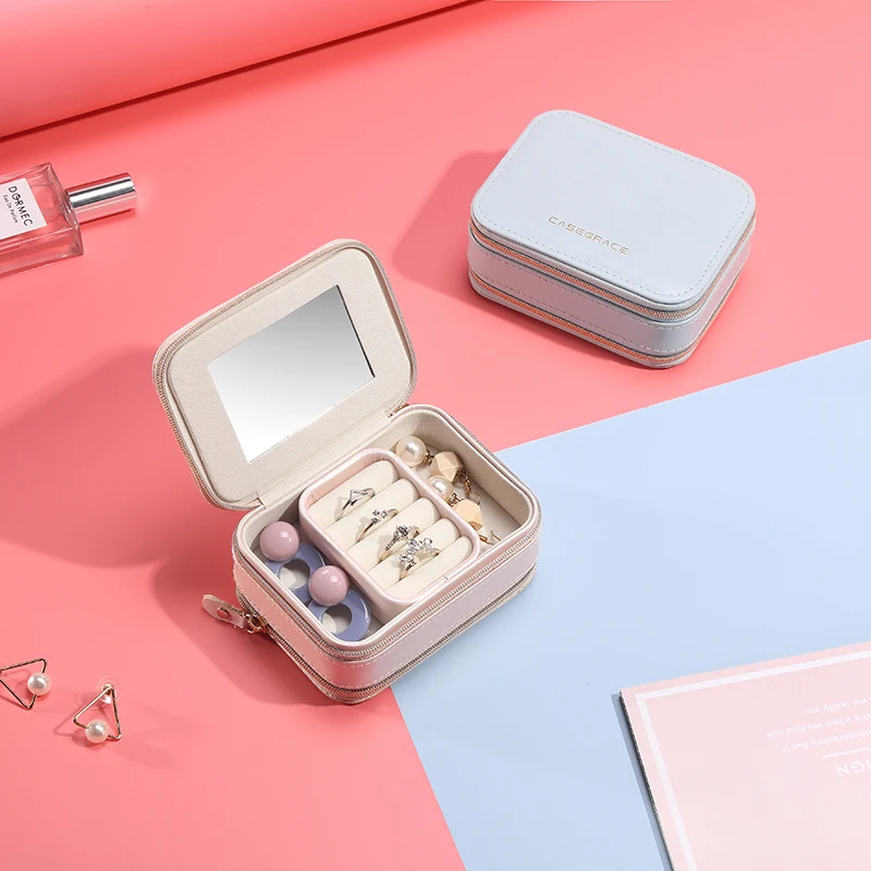 Портативный дорожный контейнер для хранения косметики и украшений ювелирные