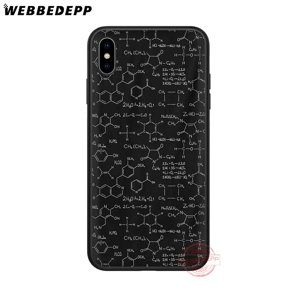 4 WEBBEDEPP 96N Биология и химия Мягкий силиконовый чехол для телефона для iPhone X XR XS 11 Pro Max 6 6S 7 8 Plus 5 5S SE - Цвет: 4