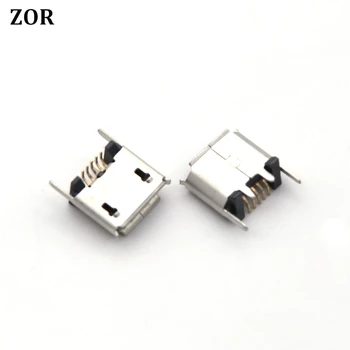 

30pcs Micro mini USB jack socket charging Port Dock for ZX80-B-5P MICRO USB B type vertical SMT 5P connector