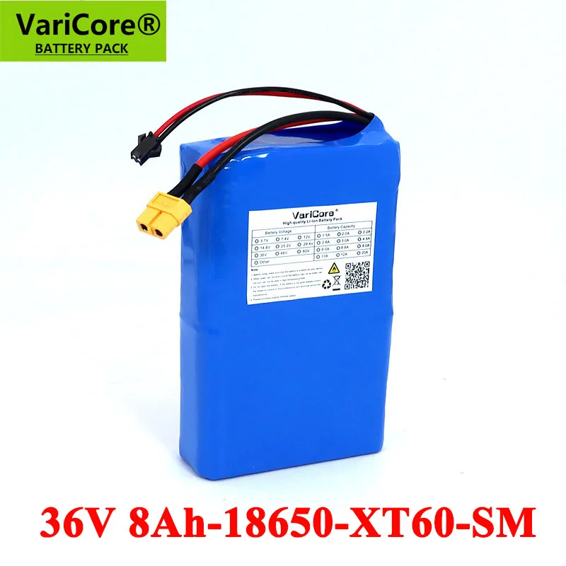 VariCore е байка 36В 8Ah литий Батарея пакет 18650 42В высокой скорости 20A BMS для от